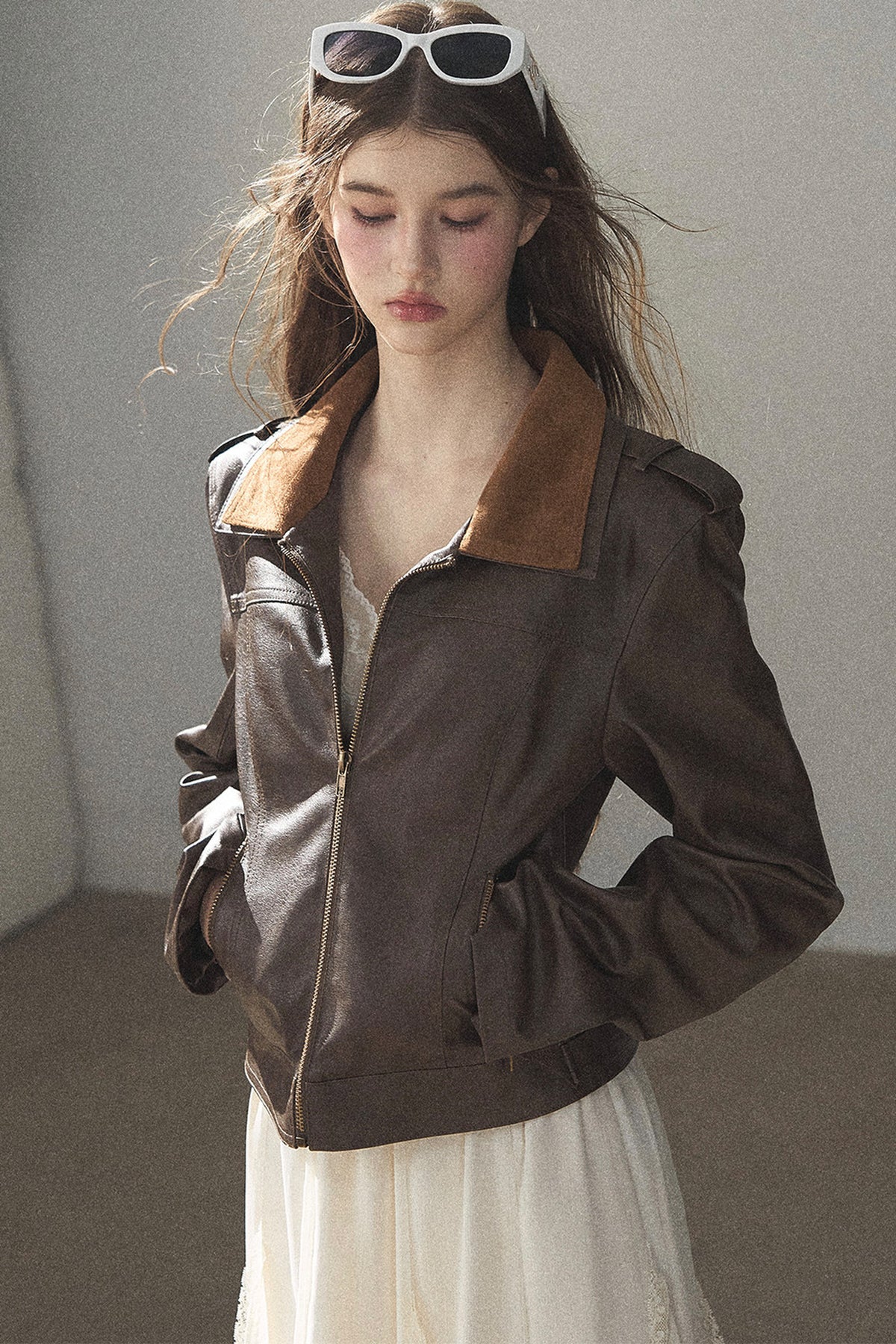 American Motorcycle Style PU Leather Jacket
