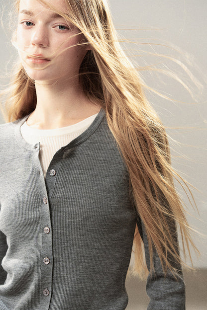 Layered-Look Knit Top Set