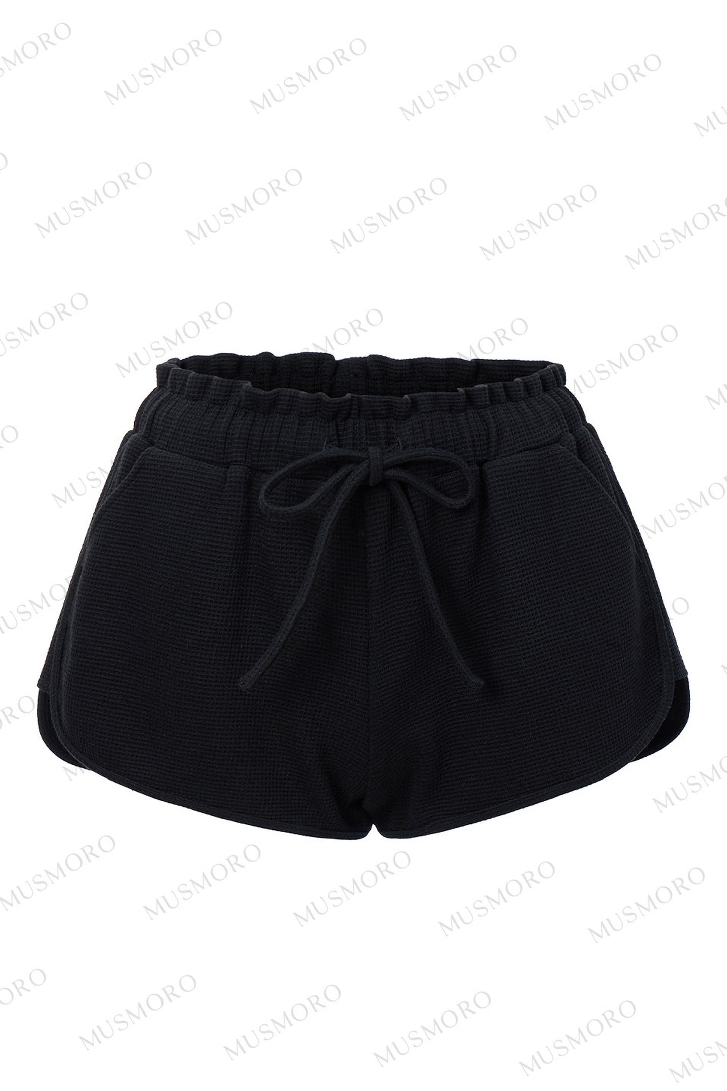 Pleated Floral Wide-Leg Shorts