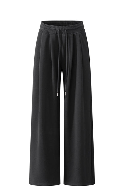 Hooded Drawstring Cardigan Set-Up