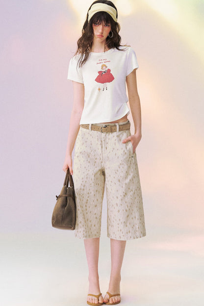 Spotted Deer Denim Pants