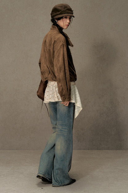 Retro Leather Biker Jacket
