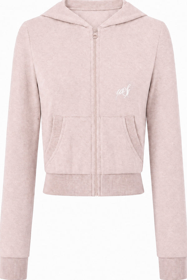 Hooded Knit Cardigan and Sweatpants Set-Up
