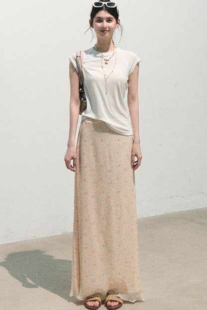 Lyocell Linen T-Shirt Top