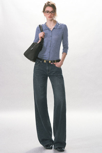 Ceinture minimaliste à boucle carrée