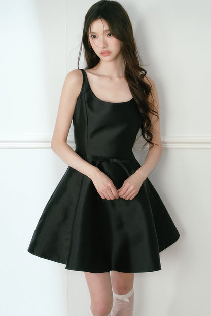 Glossy Sleeveless Dress