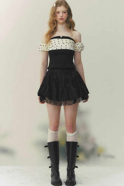 Blusa stile sud francese con spalle scoperte