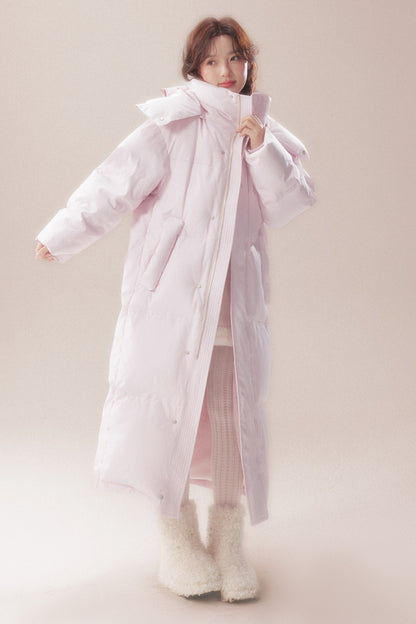 Long 90 White Goose Down Coat