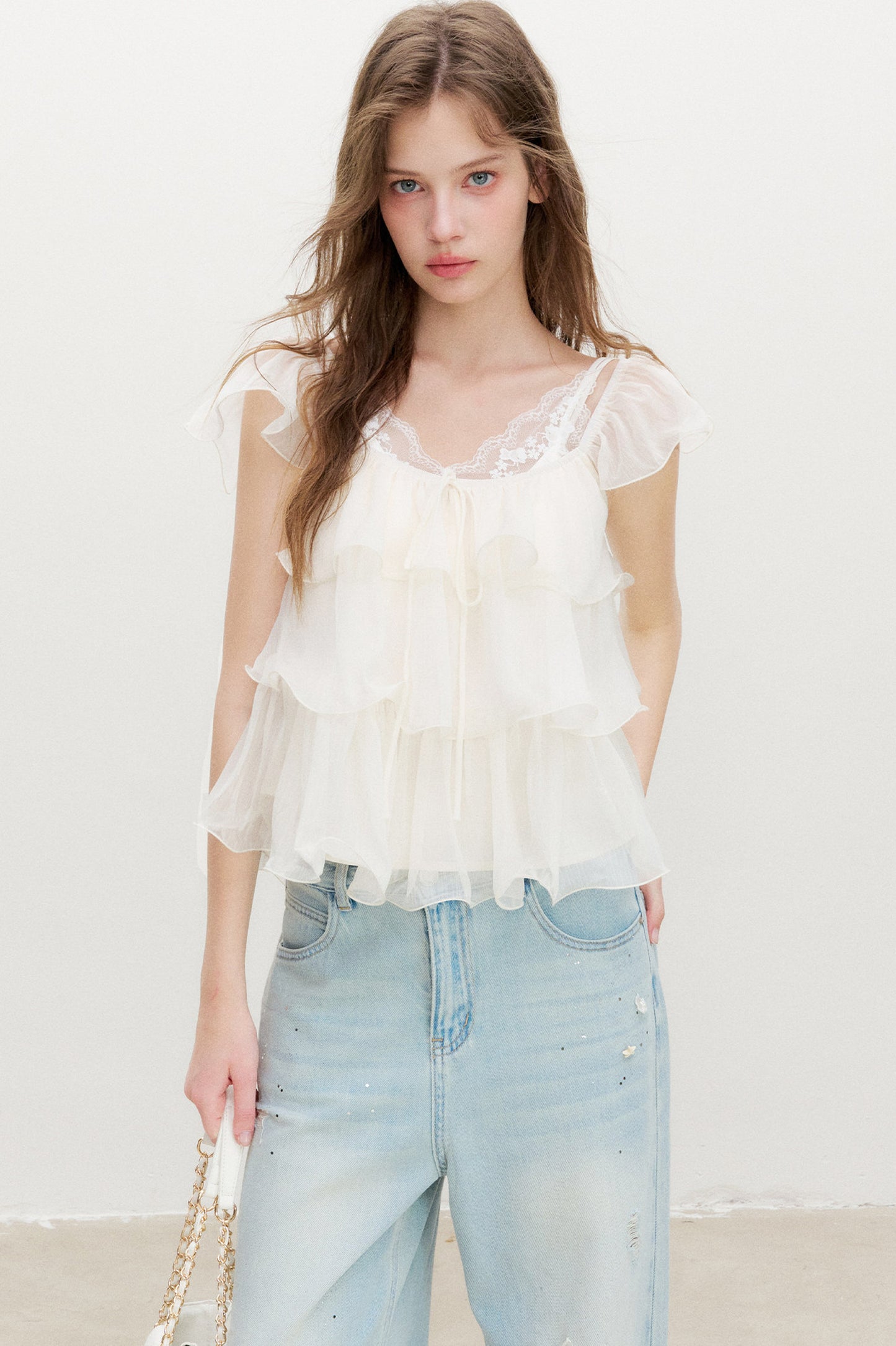 Ruffle Off-Shoulder Top