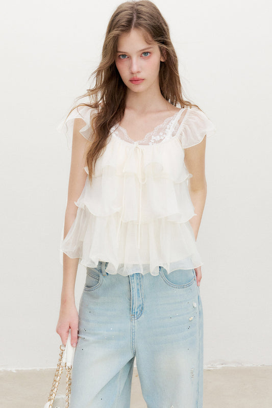 Ruffle Off-Shoulder Top