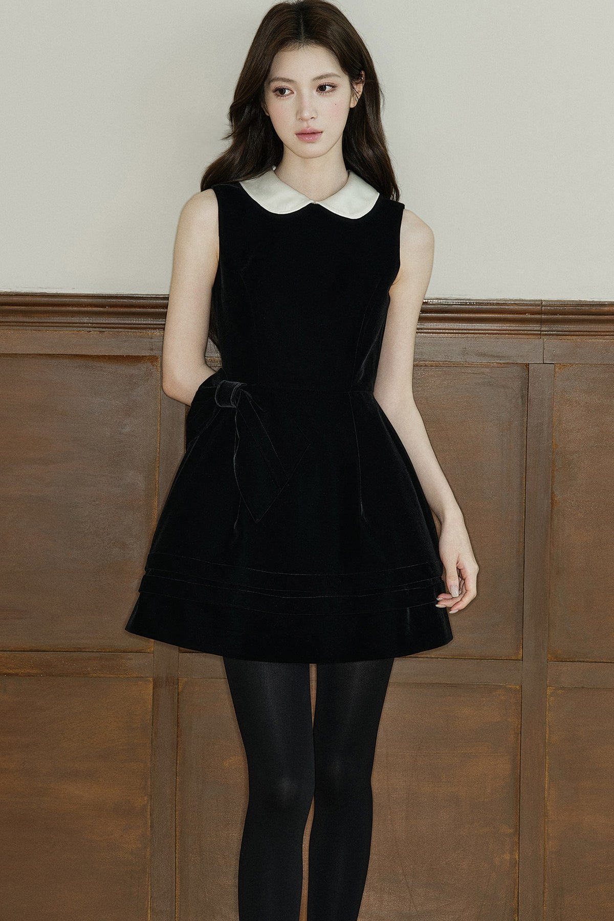 Lace Doll Collar Dress