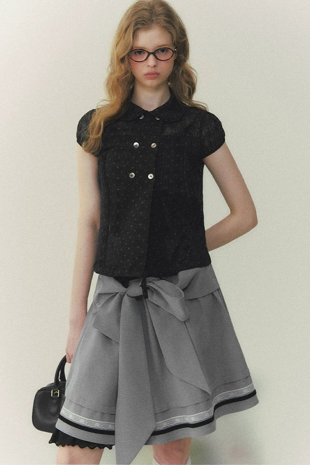 Ivory Doll Collar Blouse