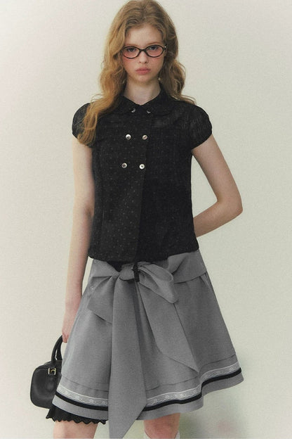 Ivory Doll Collar Blouse