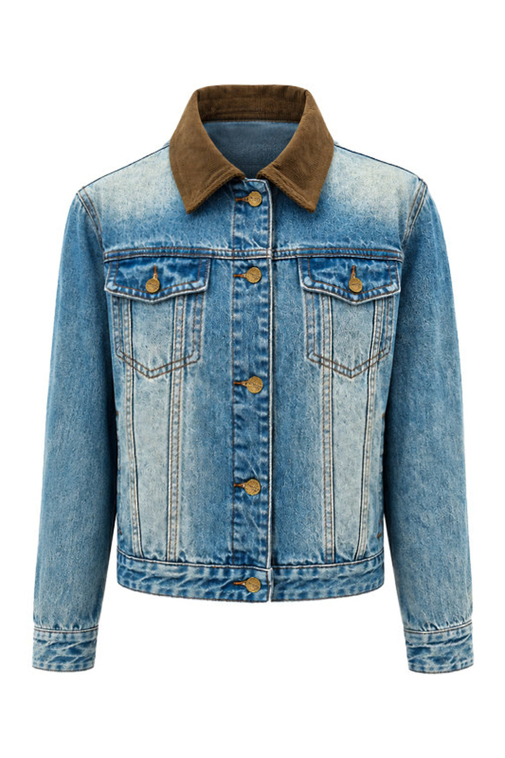 Blue Vintage Denim Jacket and Skirt Set-Up