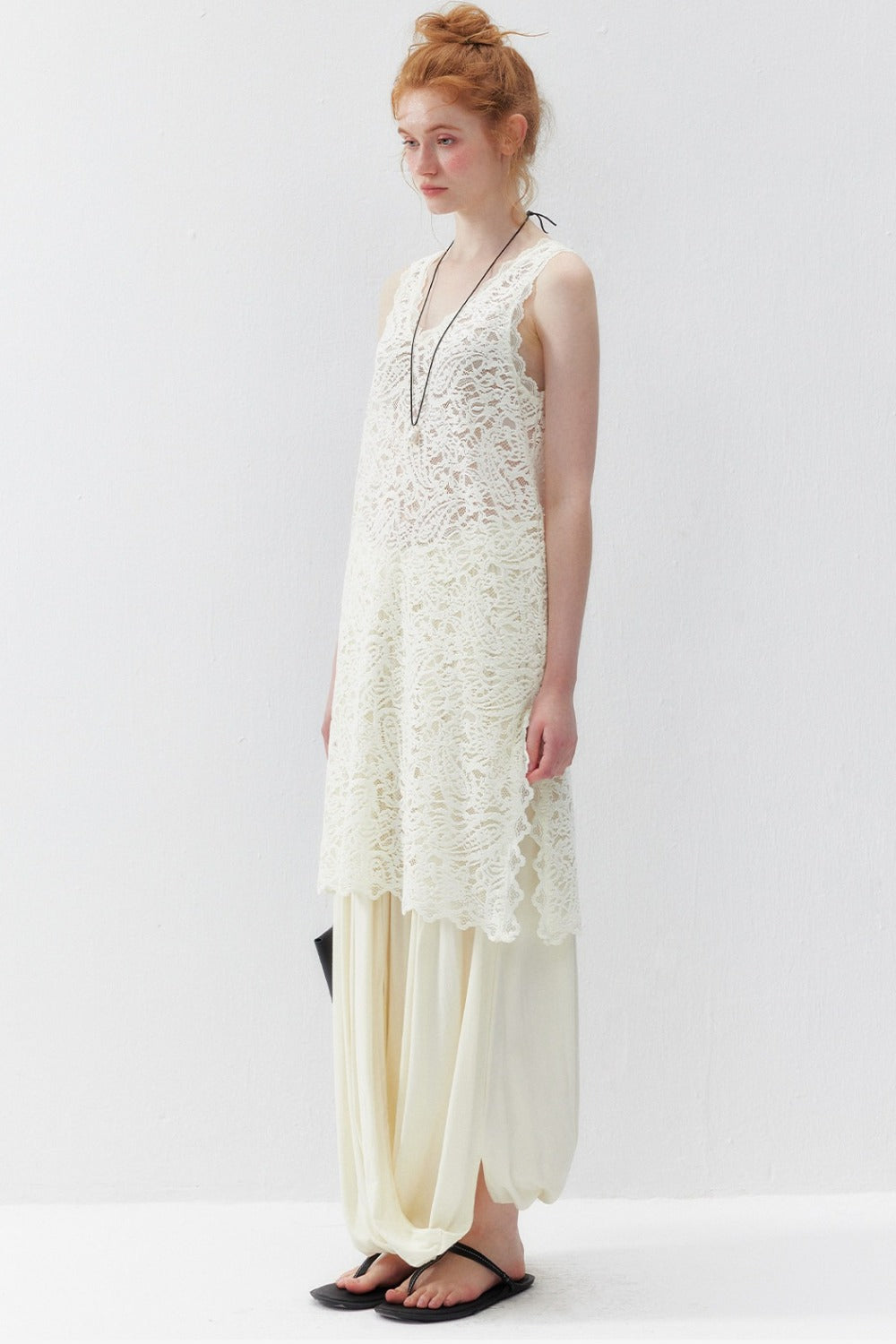 Paisley Cut-Out Lace Dress