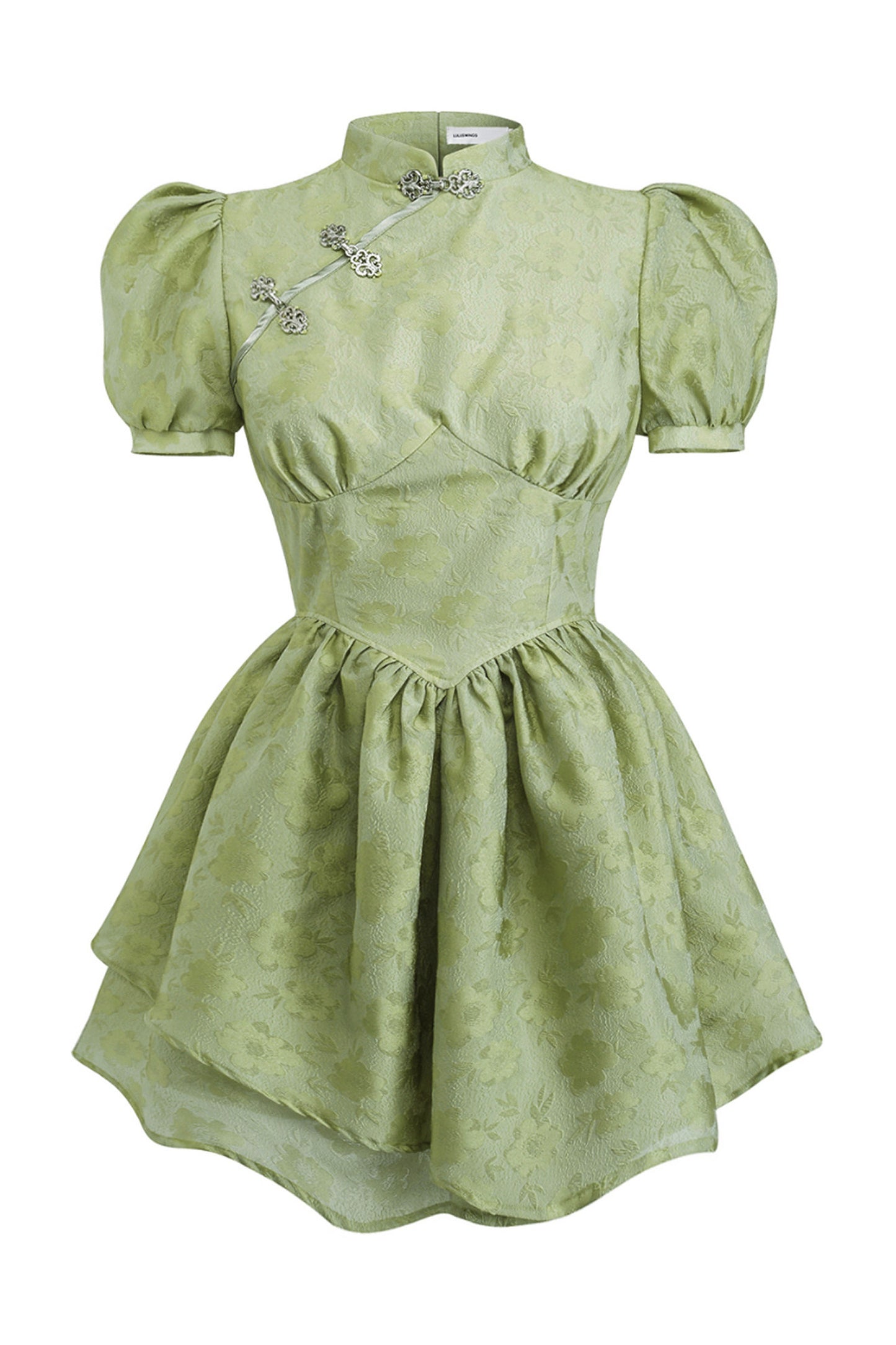 Chinoiserie Mist Forest Cheongsam Dress