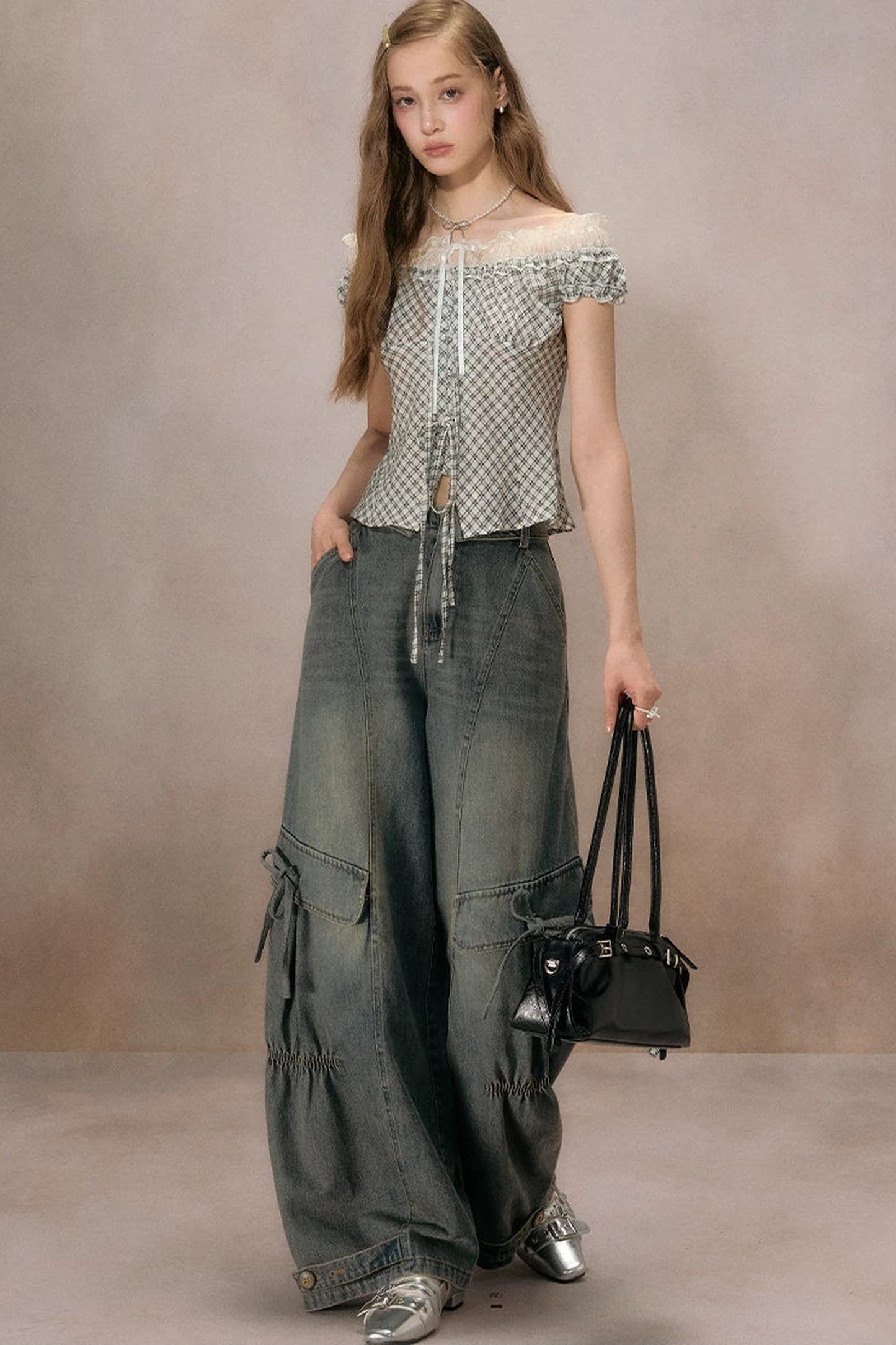 Chemise d’été à carreaux cigale