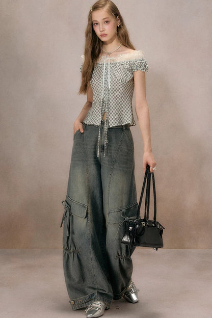 Chemise d’été à carreaux cigale