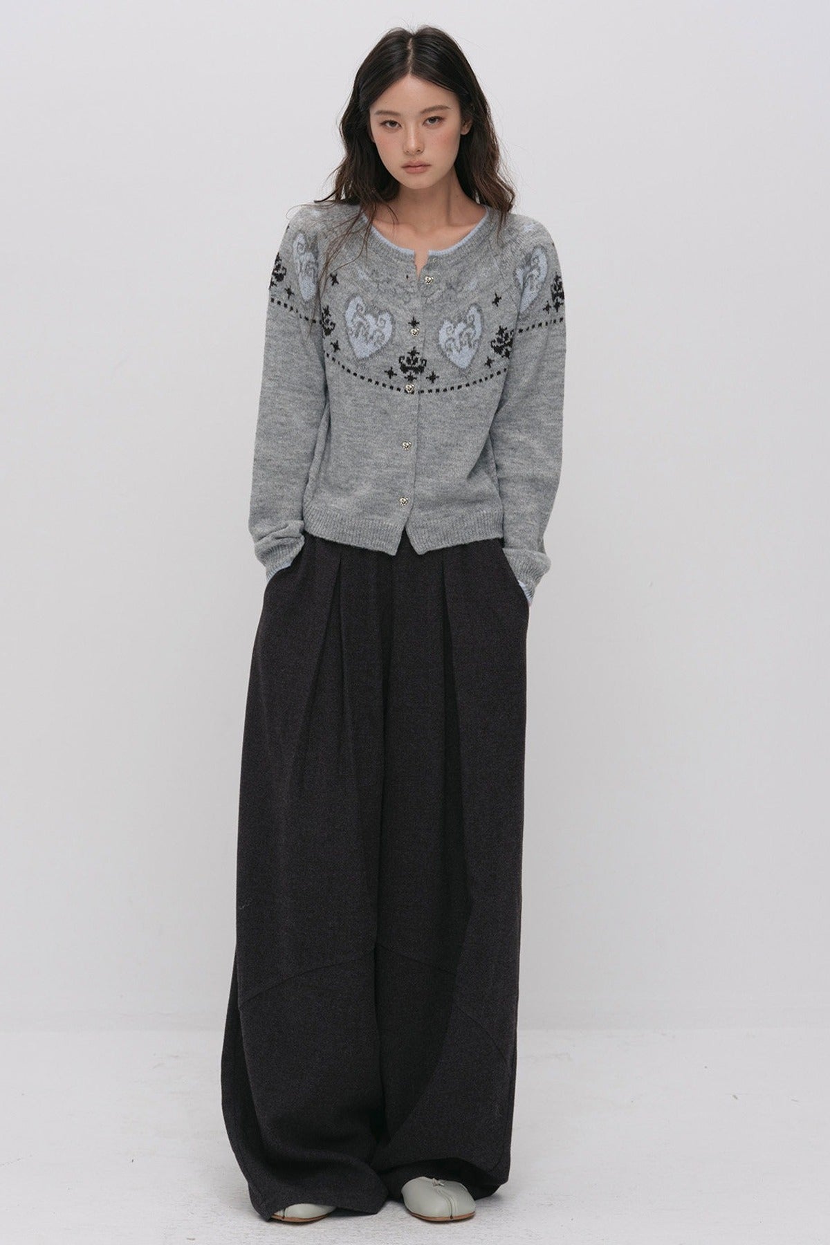 Fair Isle Jacquard Cardigan