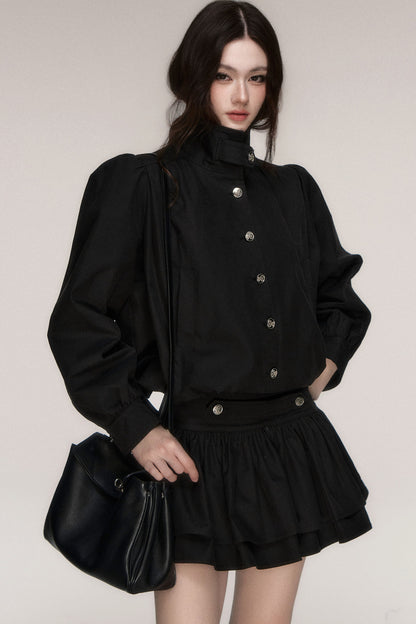 French Napoleon Style Short Jacket and Skirt Set-Up