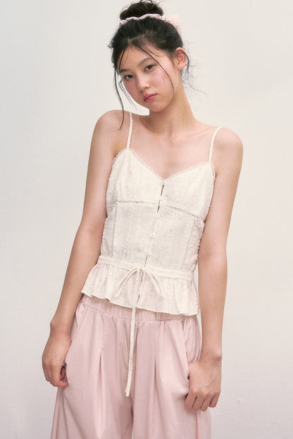Floral Lace Camisole Top Set-Up