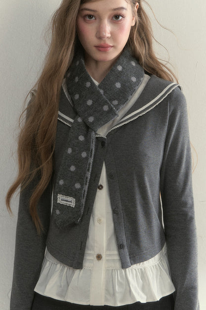 Knitted Ribbon Scarf