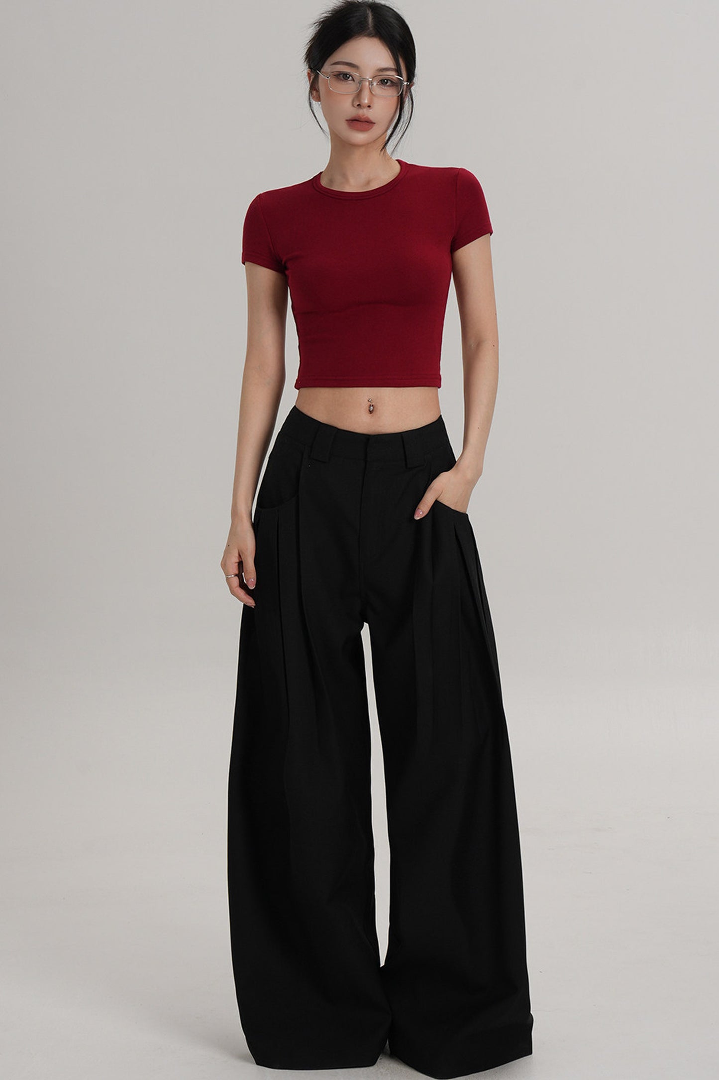 Elegant Floor-Length Pants