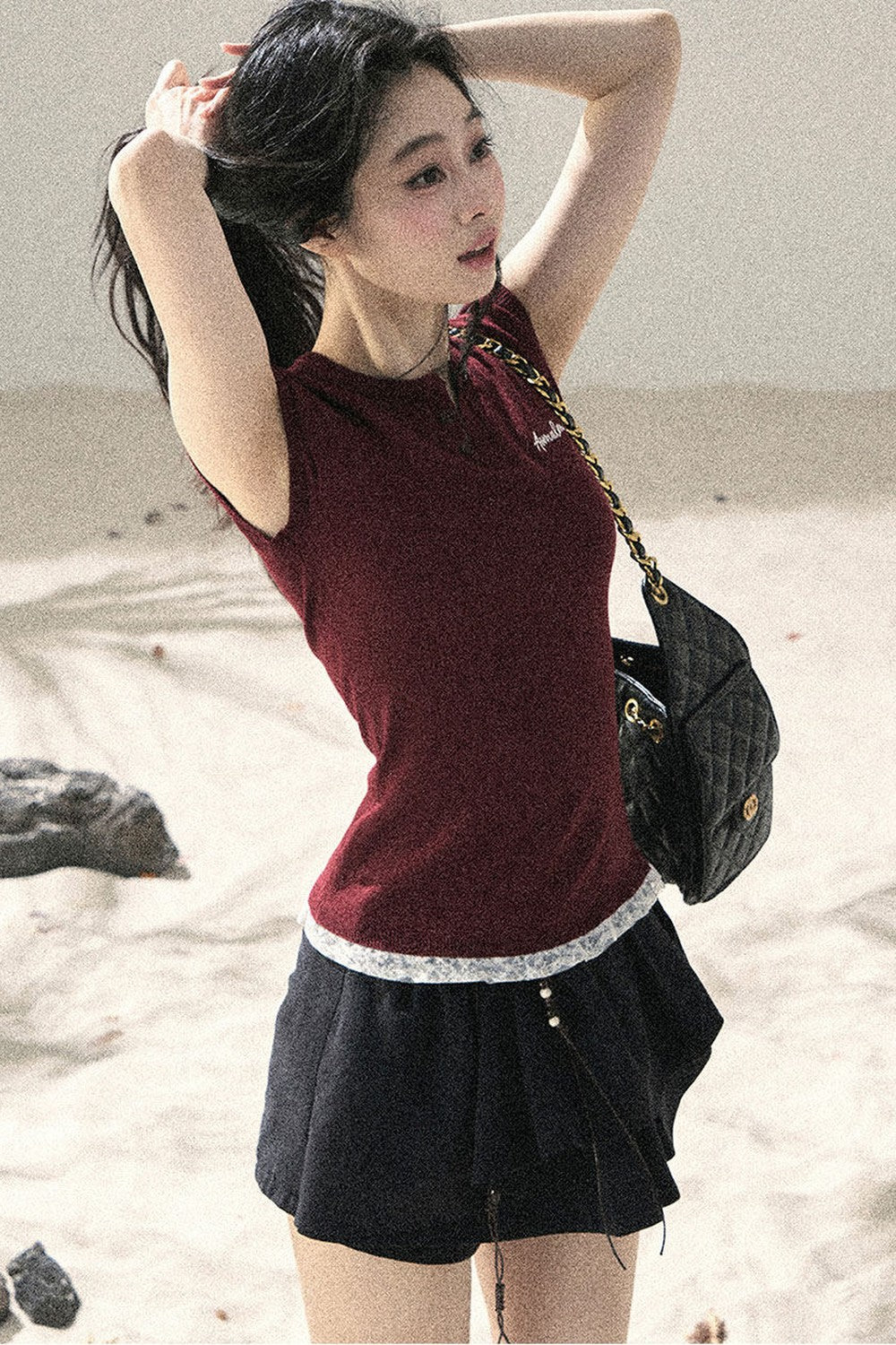 American Lace Two-Piece Top