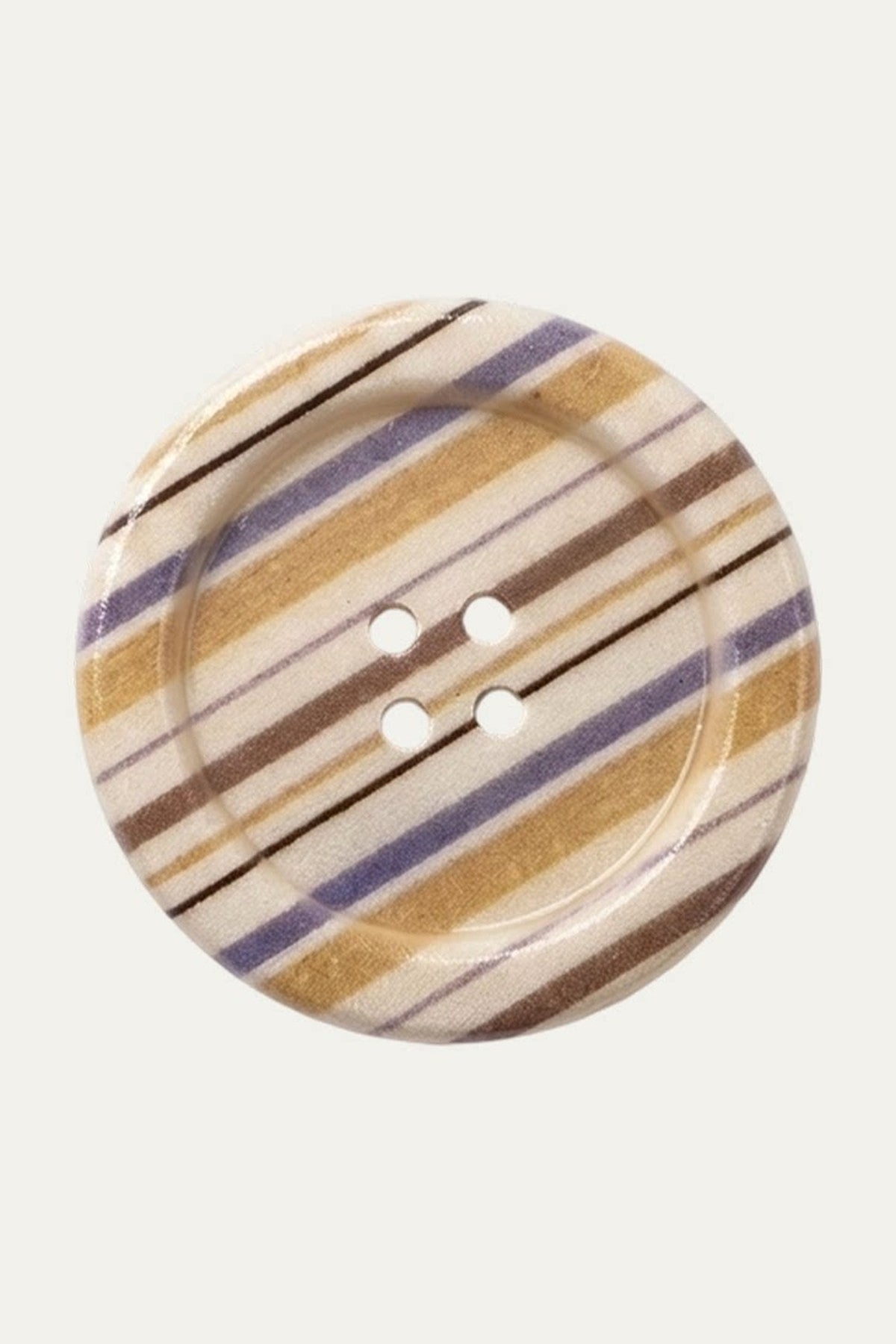 Plaid Polka Dot Button Hair Clip