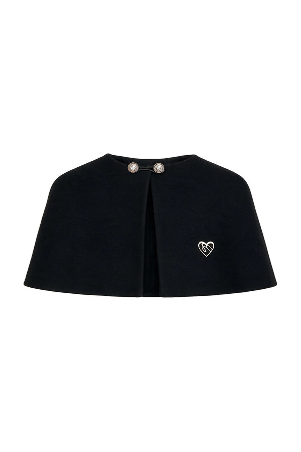 Napoleon Retro Knight-Style Woolen Cape Jacket Set-Up