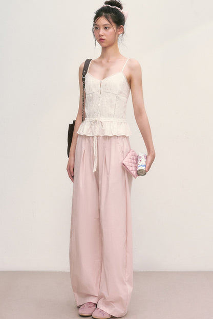 Floral Lace Camisole Top Set-Up