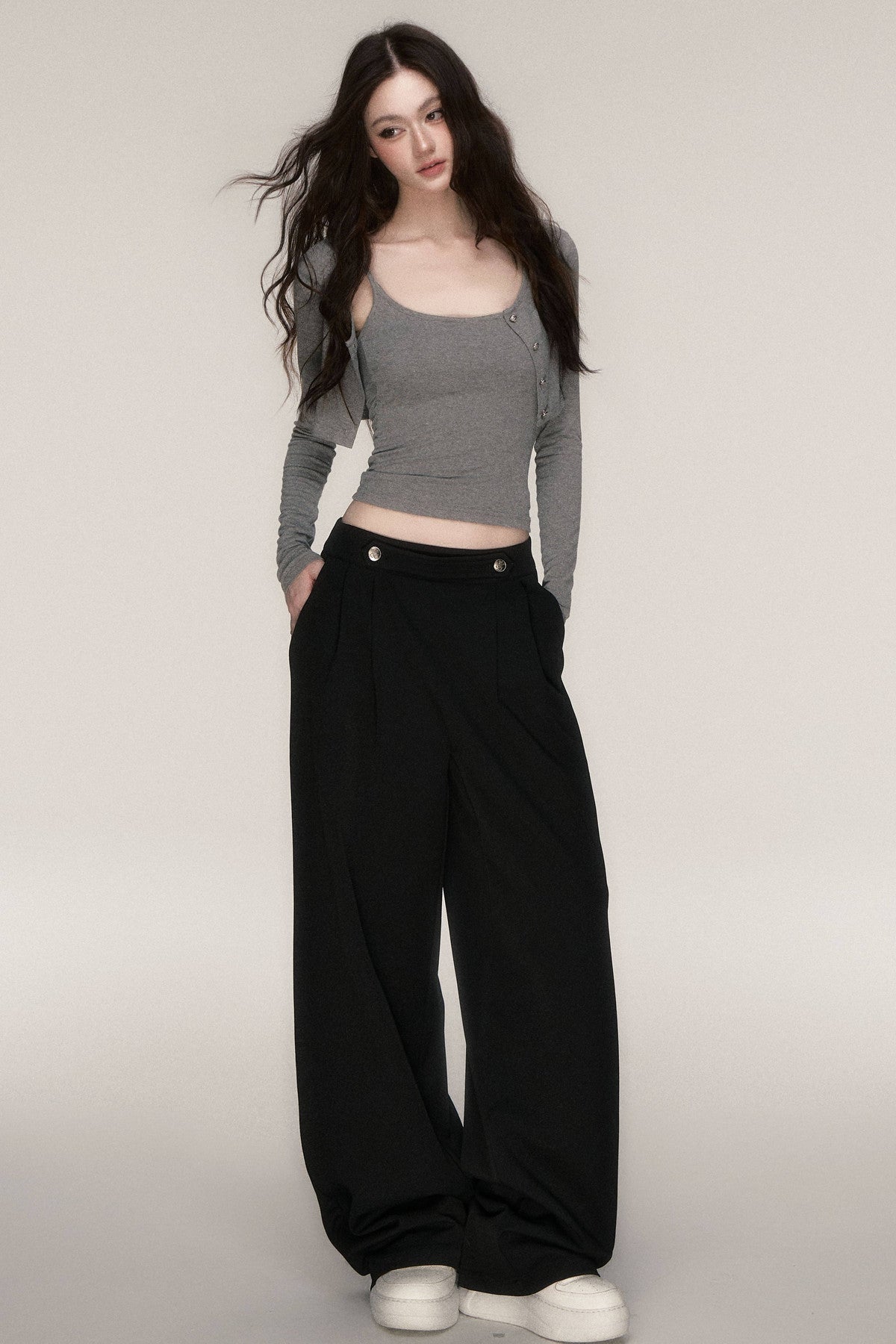 Napoleon Style Straight Leg Trousers