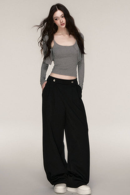 Napoleon Style Straight Leg Trousers
