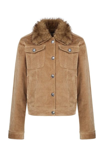 Brown Corduroy Jacket and Pants Set-Up