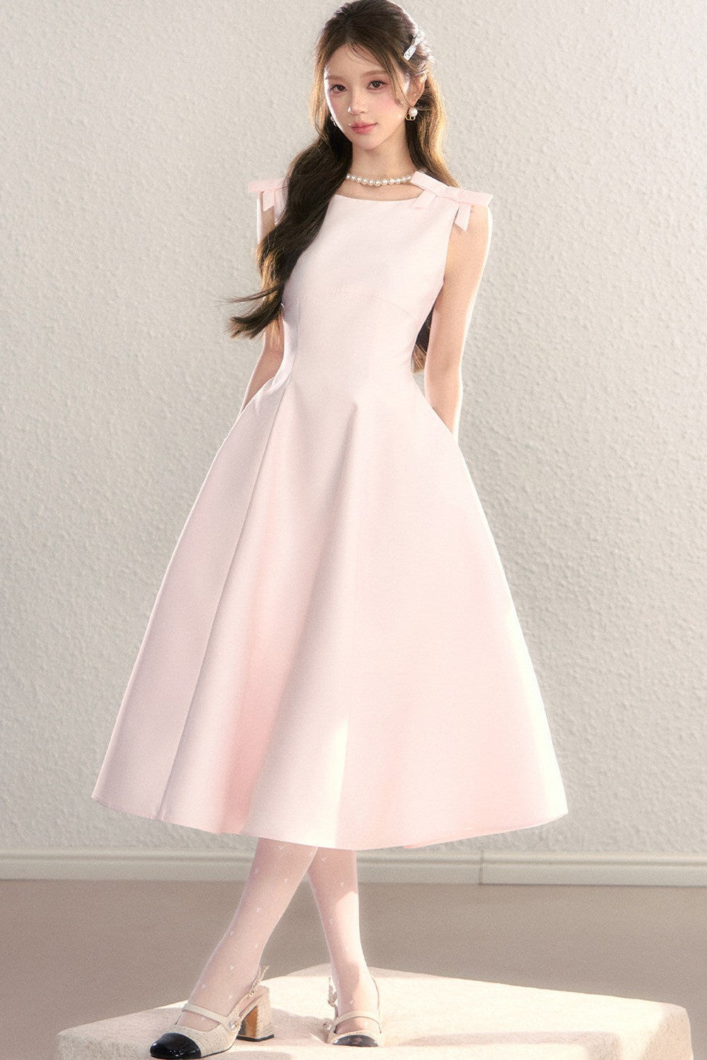 Vestido francés efecto adelgazante