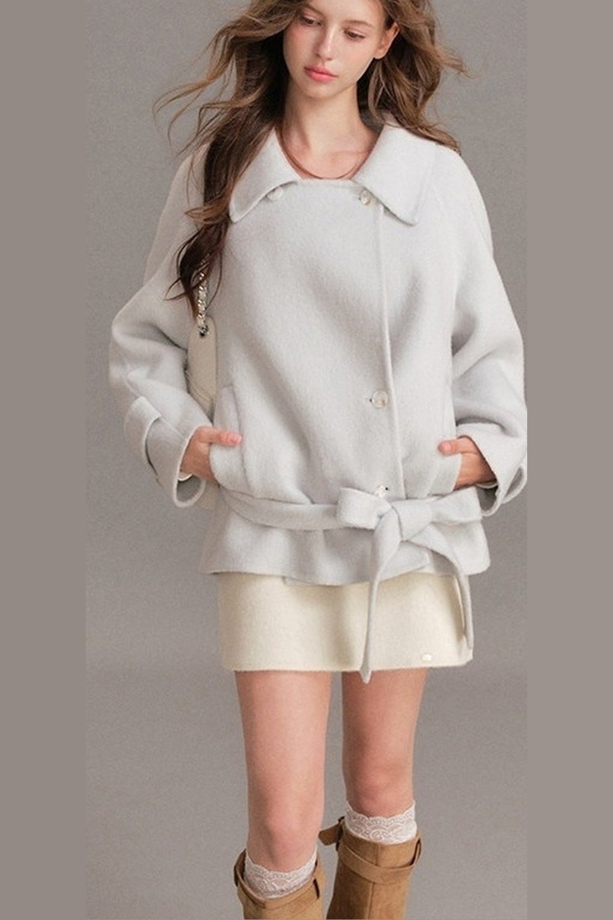 Oversized Double-Faced Wool Coat