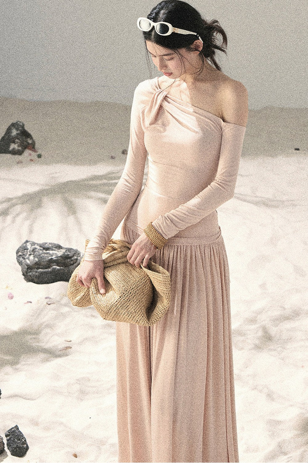Sunset Elegance Top and Skirt Set-Up