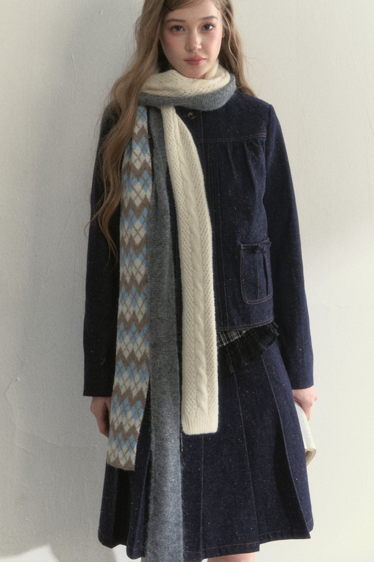 Knitted Ribbon Scarf