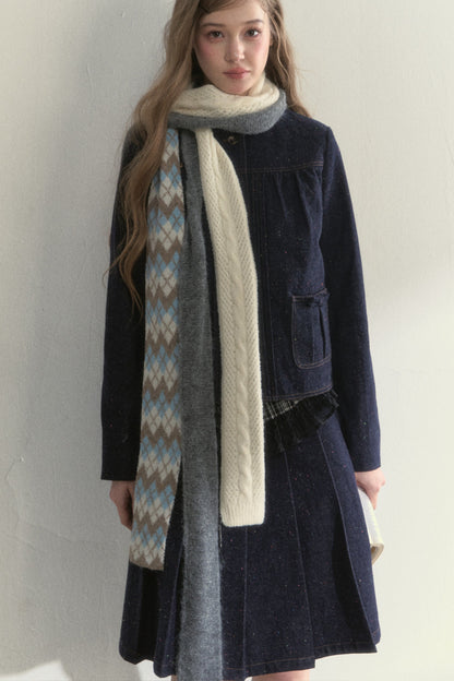 Knitted Ribbon Scarf