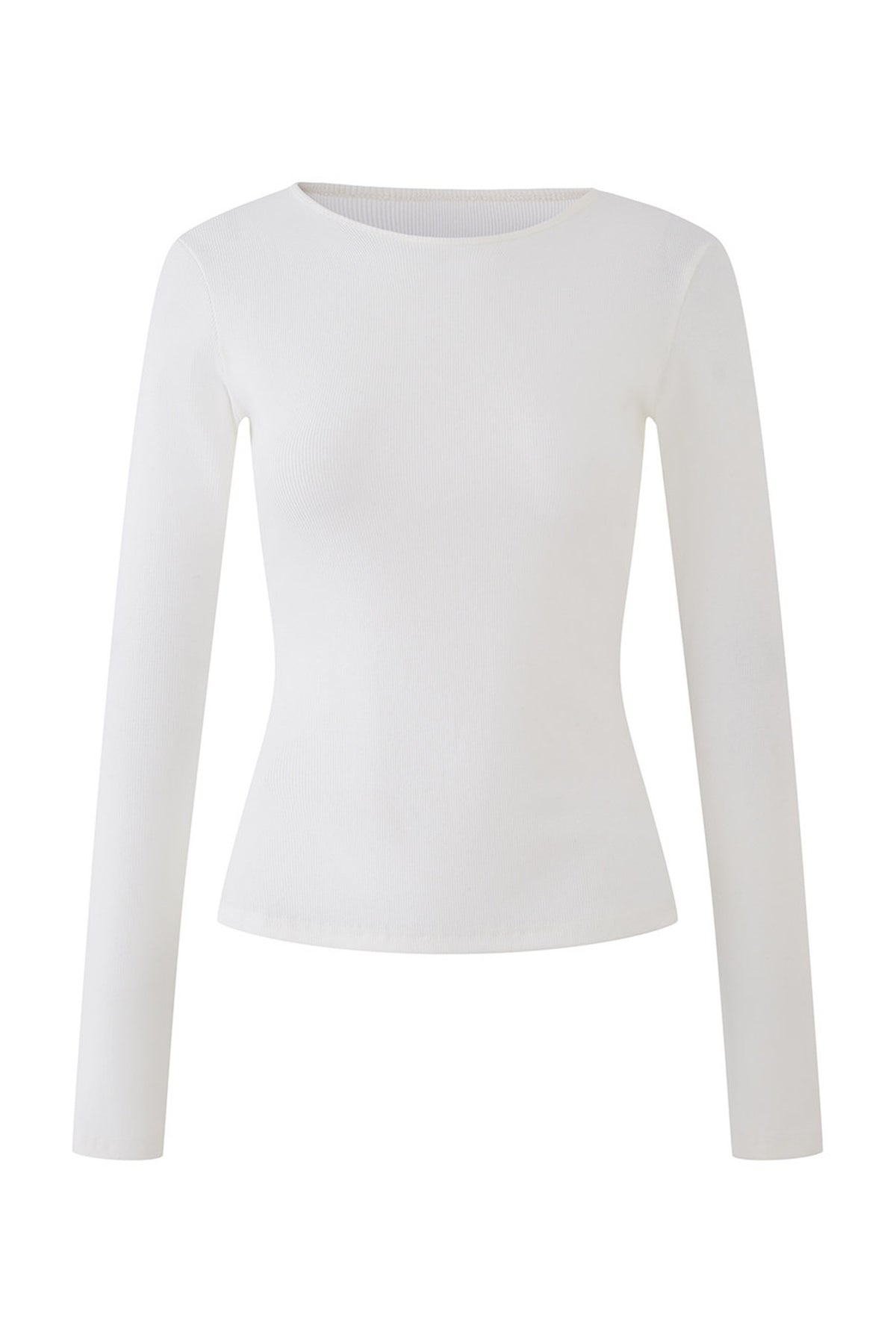 Slim-Fit Knit Long-Sleeve Top – UrbanSheek