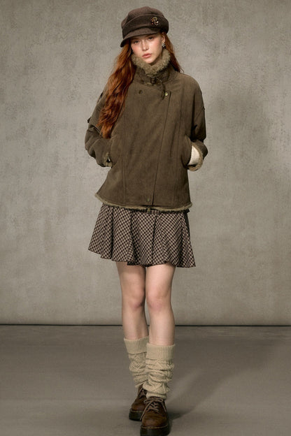 Cloud Shearling Biker Jacket