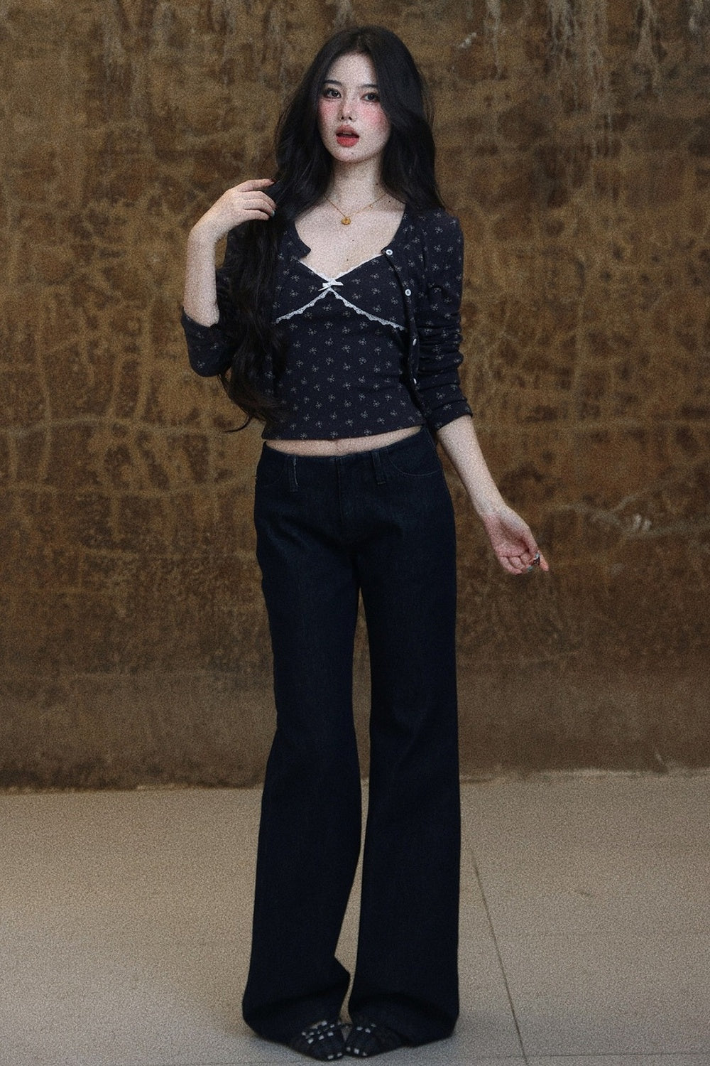 Neon Vitality Short Knit Jacket Set-Up