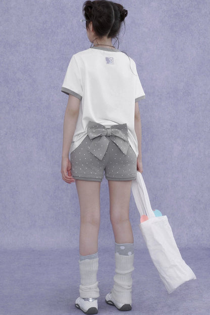 Sweet Cool Print T-Shirt Set-Up