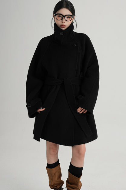 Mid-Length Double-Sided Wool Coat