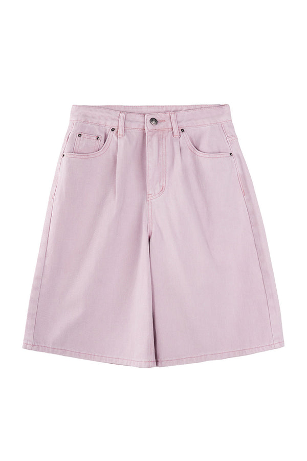 Sweet Pink Denim Shorts