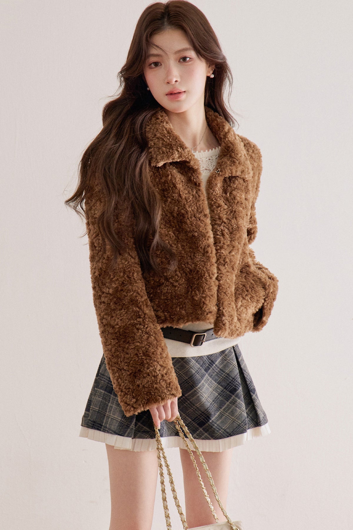Retro Lamb Wool Plush Jacket