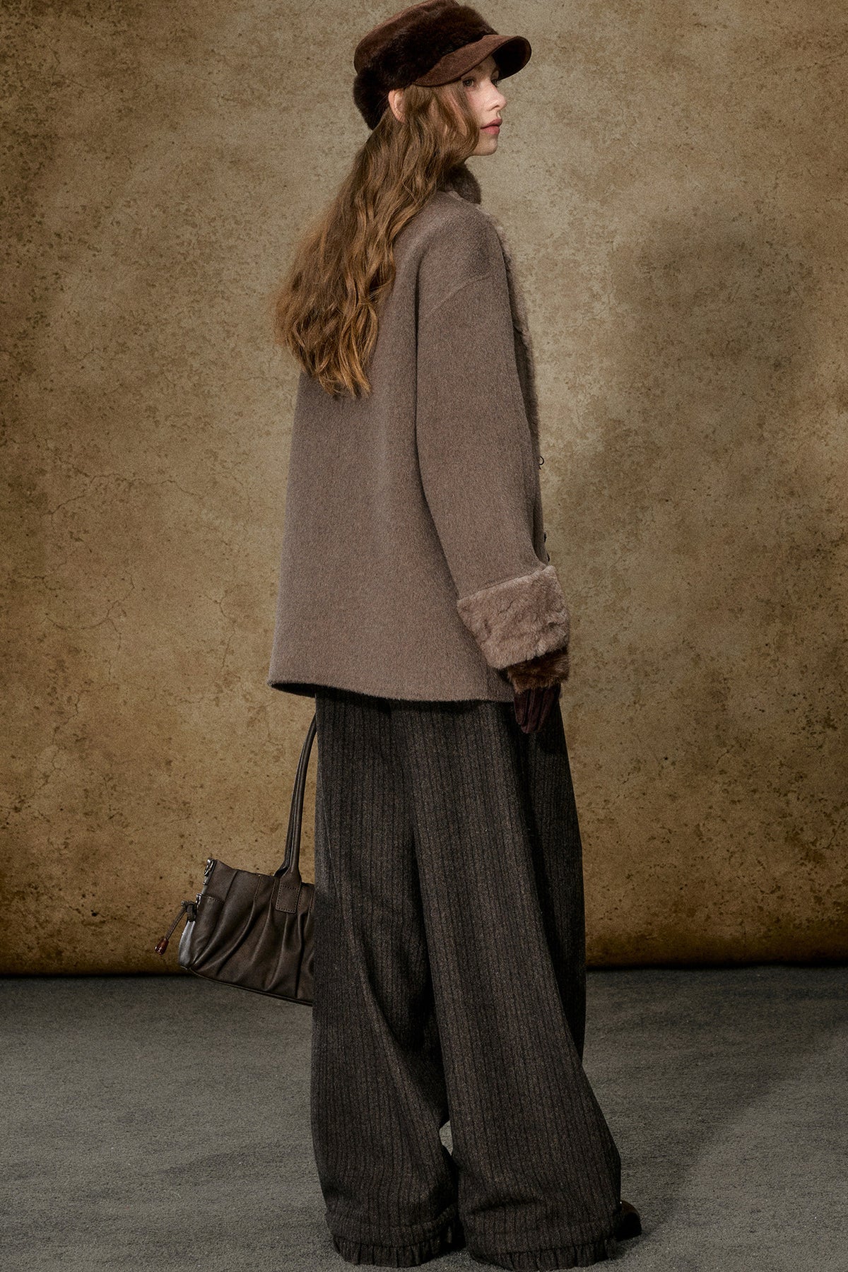Mid-Length Double-Sided Woolen Jacket