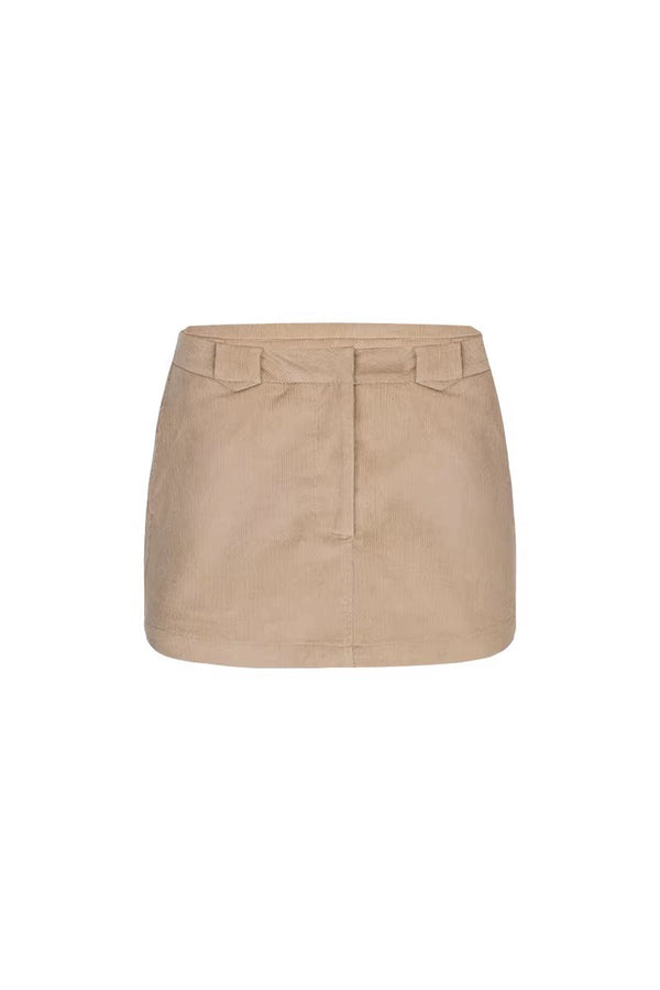 Collared Knit Top and Skirt Set-Up
