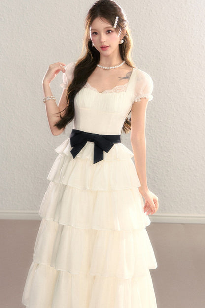 Tiered Mesh Princess Dress