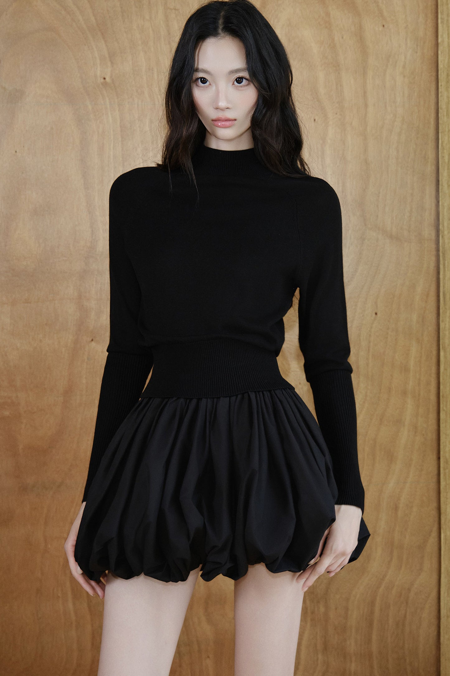 Cotton Floral A-Line Skirt